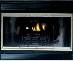 fireplace glass door