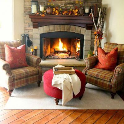 replace wood burning with gas fireplace