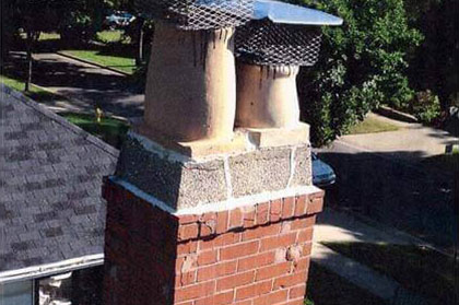 diagnosing chimney damage