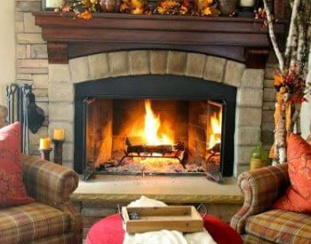fireplaces gas log installation